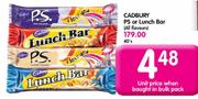 Cadbury PS Or Lunch Bar(All Flavour)-Each