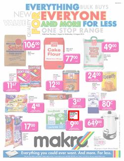 Makro Gauteng : Food (1 Aug - 14 Aug 2013), page 1