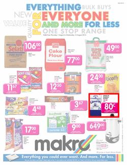 Makro Gauteng : Food (1 Aug - 14 Aug 2013), page 1