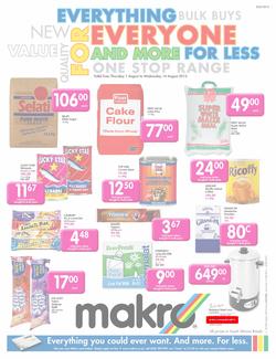 Makro Gauteng : Food (1 Aug - 14 Aug 2013), page 1