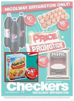 Checkers Nicolway Bryanston : Price Promotion (9 Sep - 22 Sep 2013), page 1