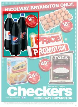 Checkers Nicolway Bryanston : Price Promotion (9 Sep - 22 Sep 2013), page 1