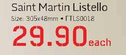 Saint Martin Listello 305x48mm(ITL0018)-Each