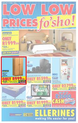 Ellerines : Low Low Prices fo'sho (Valid until 17 Oct 2013), page 1