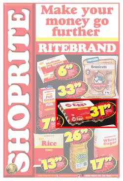 Shoprite Eastern Cape : Ritebrand (9 Sep - 22 Sep 2013), page 1
