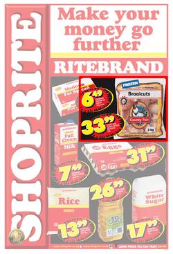 Shoprite Eastern Cape : Ritebrand (9 Sep - 22 Sep 2013), page 1