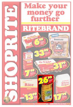 Shoprite Eastern Cape : Ritebrand (9 Sep - 22 Sep 2013), page 1