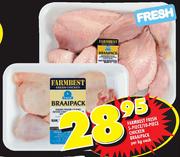 Farmbest Fresh 5-Piece/10-Piece Chicken Braaipack-Per Kg Each