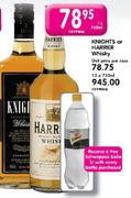 Knights Or Harrier Whisky-750ml