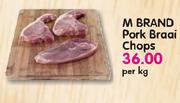 M Brand Pork Braai Chops-Per Kg