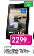 Acer 7" Icona 3G Tablet Plus Tablet Case-Per Bundle