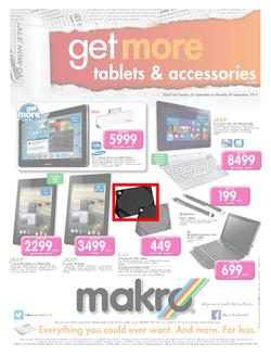 Makro : Get More Tablets & Accessories (22 Sep - 30 Sep 2013), page 1