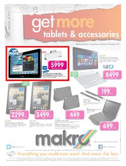 Makro : Get More Tablets & Accessories (22 Sep - 30 Sep 2013), page 1