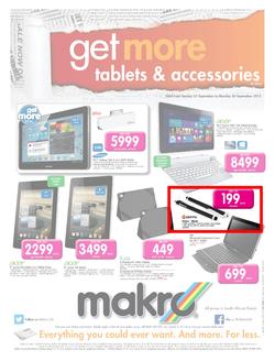 Makro : Get More Tablets & Accessories (22 Sep - 30 Sep 2013), page 1