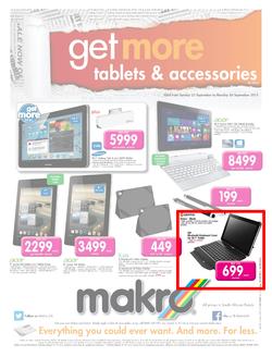Makro : Get More Tablets & Accessories (22 Sep - 30 Sep 2013), page 1
