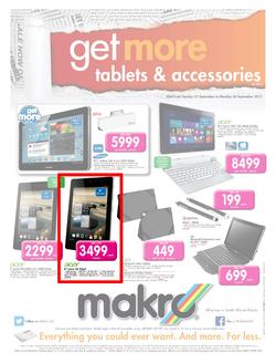 Makro : Get More Tablets & Accessories (22 Sep - 30 Sep 2013), page 1
