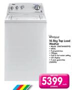 Whirlpool Top Load Washer-10.5kg(3SWTW4800YQ)