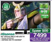 Hisense 50"(127cm) Volle HD LED TV(N50K360)