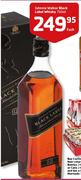 Johnnie Walker Black Label Whisky-750ml Each