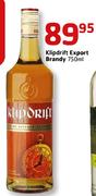 Klipdrift Export Brandy-750ml