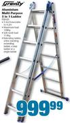Gravity Aluminium Multi-Purpose 5 In 1 Ladder(FSE420)