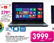 Packard Bell 15.6" Laptop With Software