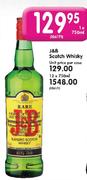 J&B Scotch Whisky-750ml