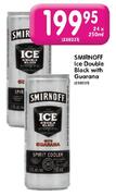 Smirnoff Ice Double Black With Guarana-24 x 250ml