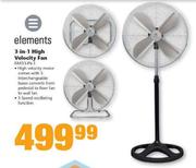 Elements 3-In-1 High Velocity Fan-FA453-IN-1