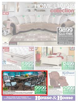House & Home : Home Living Collection (25 Sep - 13 Oct 2013), page 1