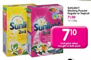 Sunligth Washing Powder Regular Or Tropical-250g