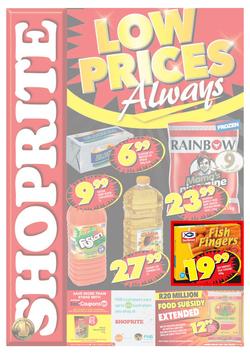 Shoprite KZN : Low Price Always (7 Oct - 13 Oct 2013), page 1