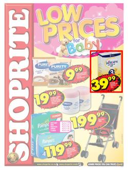 Shoprite Free State : Low Prices For Baby (30 Sep - 13 Oct 2013), page 1