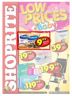 Shoprite Free State : Low Prices For Baby (30 Sep - 13 Oct 2013), page 1