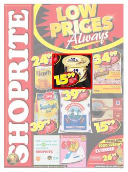 Shoprite Free State :Low Prices Always (30 Sep -13 Oct 2013), page 1