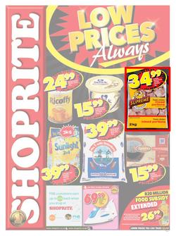 Shoprite Free State :Low Prices Always (30 Sep -13 Oct 2013), page 1