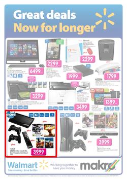 Makro : Walmart Great Deals Now For Longer (6 Oct - 17 Nov 2013), page 1