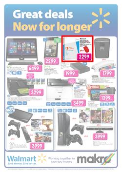 Makro : Walmart Great Deals Now For Longer (6 Oct - 17 Nov 2013), page 1