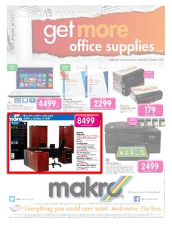 Makro : Get More Office Supplies (8 Oct - 21 Oct 2013), page 1