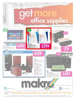 Makro : Get More Office Supplies (8 Oct - 21 Oct 2013), page 1