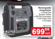 Auto Craft Rechargeable Jumpstarter(FED AT744)-Each