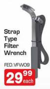 Strap Type Filter Wrench-Each