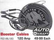 Auto Craft Booster Cable 120 Amp-Each