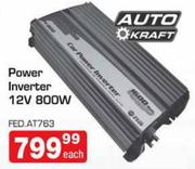 Auto Craft Power Inverter 12V 800W-Each