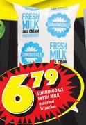 Sunningdale Fresh Milk Assorted-1ltr Sachet
