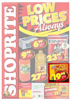 Shoprite KZN : Low Prices Always (7 Oct - 13 Oct 2013, page 1