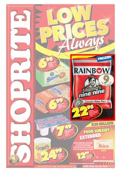 Shoprite Western Cape : Low Prices Always (9 Oct - 20 Oct 2013), page 1