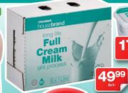 Checkers Housebrand Long Life Milk Assorted-6 x 1Ltr