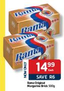 Rama Original Margarine Brick-500g Each
