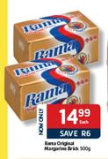 Rama Original Margarine-Brick-500g Each